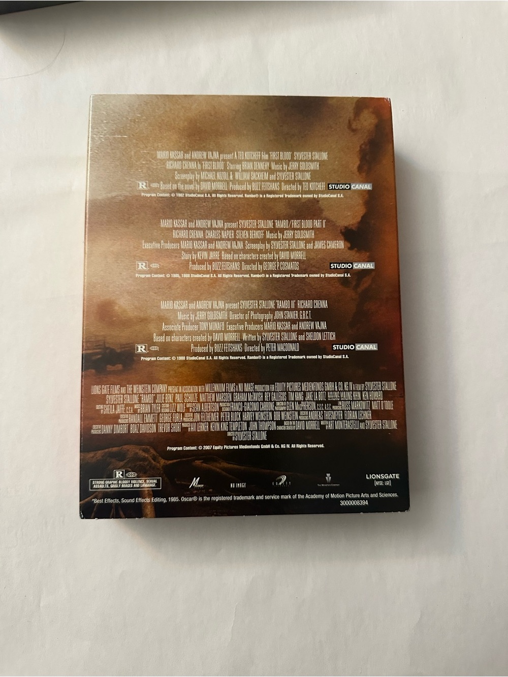 Stallone Rambo Complete Collectors DVD Set - Picture 10 of 10